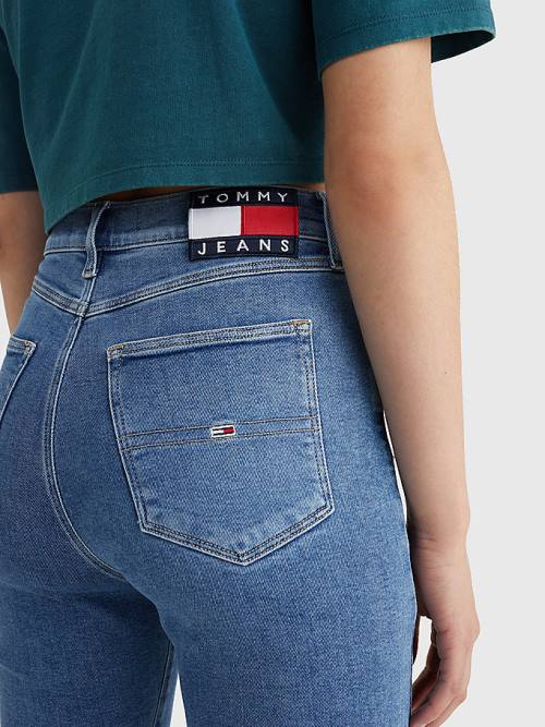 Tommy Hilfiger Melany Ultra High Rise Super Skinny Farmer Női Denim | TH857ZCV