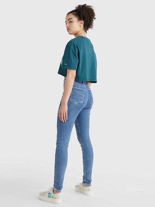 Tommy Hilfiger Melany Ultra High Rise Super Skinny Farmer Női Denim | TH857ZCV