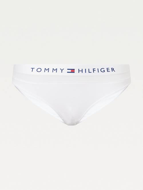 Tommy Hilfiger Mesh Inset Stretch Pamut Briefs Fehérnemű Női Fehér | TH815BGI