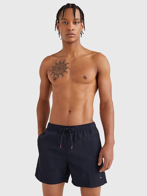 Tommy Hilfiger Mid Length Drawstring Shorts Fürdőruha Férfi Kék | TH185JTX