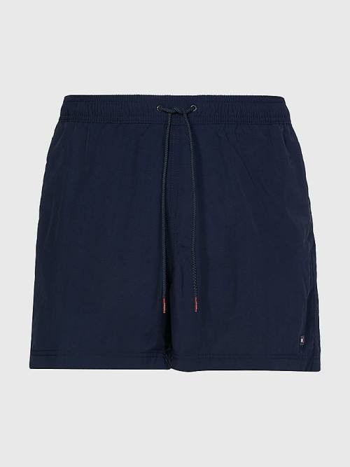 Tommy Hilfiger Mid Length Drawstring Shorts Fürdőruha Férfi Kék | TH185JTX