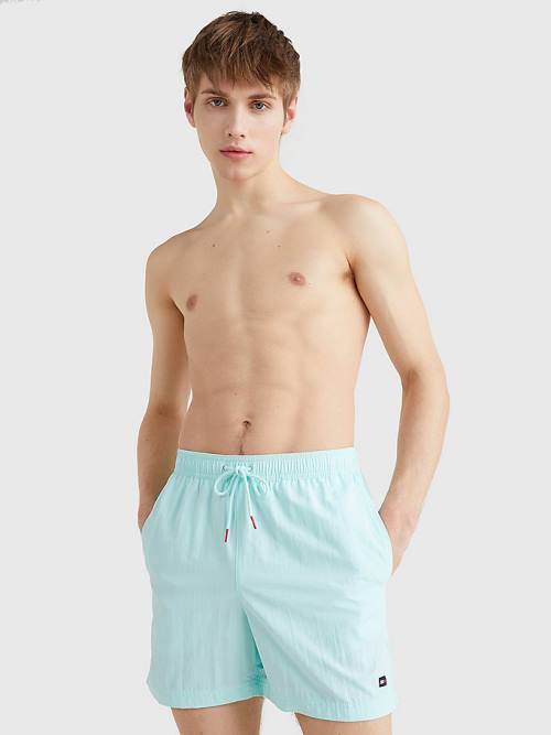 Tommy Hilfiger Mid Length Drawstring Shorts Fürdőruha Férfi Kék | TH659FBR