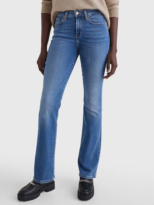 Tommy Hilfiger Mid Rise Bootcut Farmer Női Denim | TH402VDL