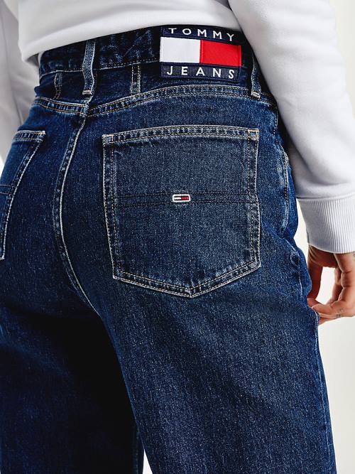 Tommy Hilfiger Mom Ultra High Rise Tapered Farmer Női Denim | TH061HQL