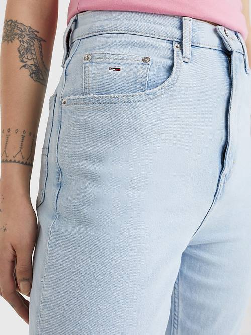 Tommy Hilfiger Mom Ultra High Rise Tapered Farmer Női Denim | TH810CQJ