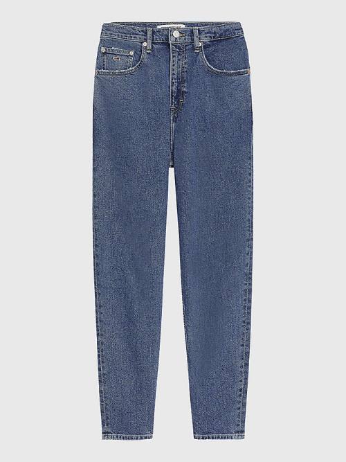 Tommy Hilfiger Mom Ultra High Rise Tapered Farmer Női Denim | TH821KVM