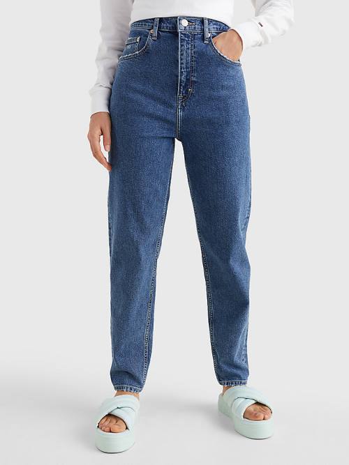 Tommy Hilfiger Mom Ultra High Rise Tapered Farmer Női Denim | TH821KVM