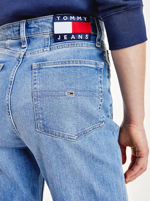 Tommy Hilfiger Mom Ultra High Rise Tapered Farmer Női Denim | TH951VEY