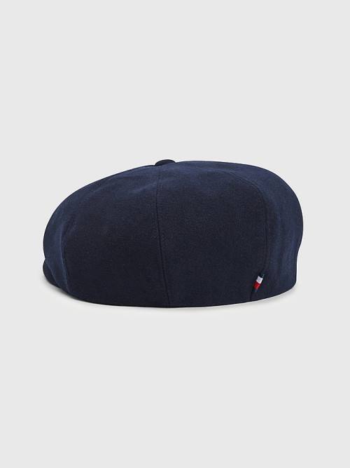 Tommy Hilfiger Monogram Newsboy Cap Kalap Női Kék | TH293VOT