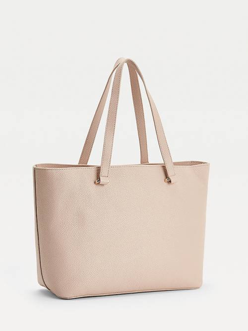 Tommy Hilfiger Monogram Plaque Tote Táska Női Khaki | TH570OSC