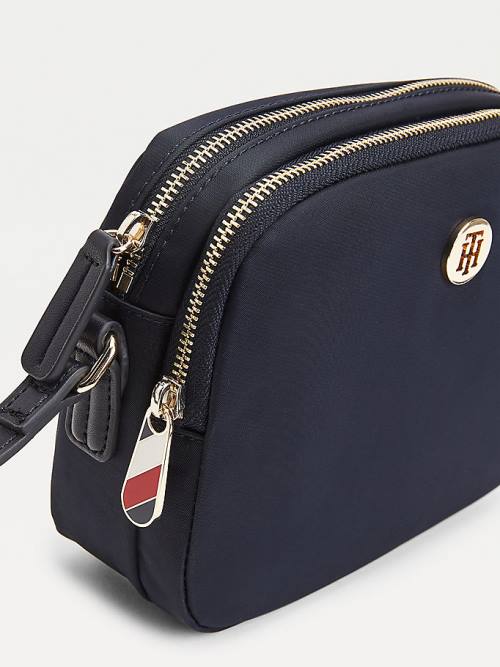 Tommy Hilfiger Monogram Recycled Crossover Táska Női Kék | TH315AKH