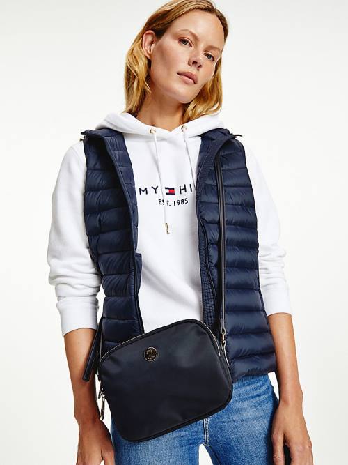 Tommy Hilfiger Monogram Recycled Crossover Táska Női Kék | TH315AKH