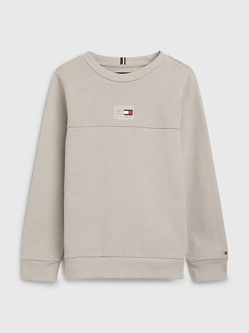 Tommy Hilfiger Natural Earth Dye Pulóver Fiú Szürke | TH453VIT