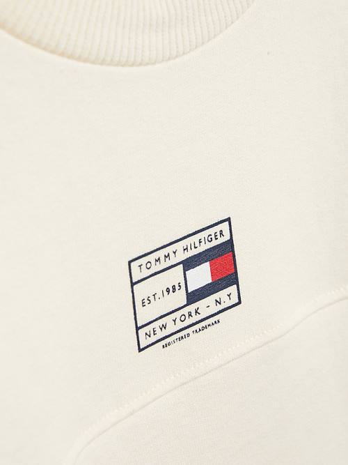 Tommy Hilfiger Natural Earth Dye Pulóver Fiú Fehér | TH612FDL