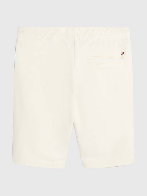 Tommy Hilfiger Natural Earth Dye Sweat Shorts Nadrág Fiú Fehér | TH170TXS