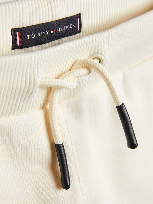 Tommy Hilfiger Natural Earth Dye Sweat Shorts Nadrág Fiú Fehér | TH170TXS