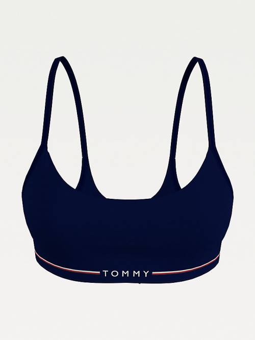 Tommy Hilfiger Non-Wired Seamless Push-Up Bralette Fehérnemű Női Kék | TH945RLK