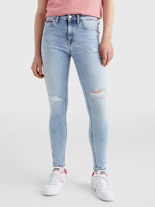 Tommy Hilfiger Nora Mid Rise Skinny Ankle Farmer Női Denim | TH632ZTR