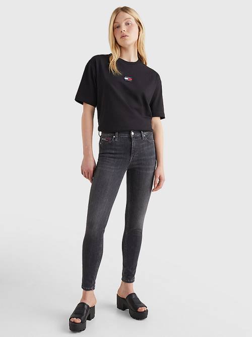 Tommy Hilfiger Nora Mid Rise Skinny Ankle Farmer Női Denim | TH809XGR