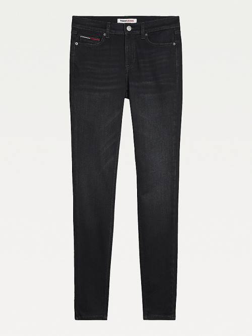 Tommy Hilfiger Nora Mid Rise Skinny Black Farmer Női Denim | TH657YAF