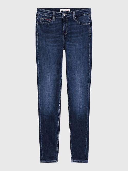 Tommy Hilfiger Nora Mid Rise Skinny Farmer Női Denim | TH297EKR