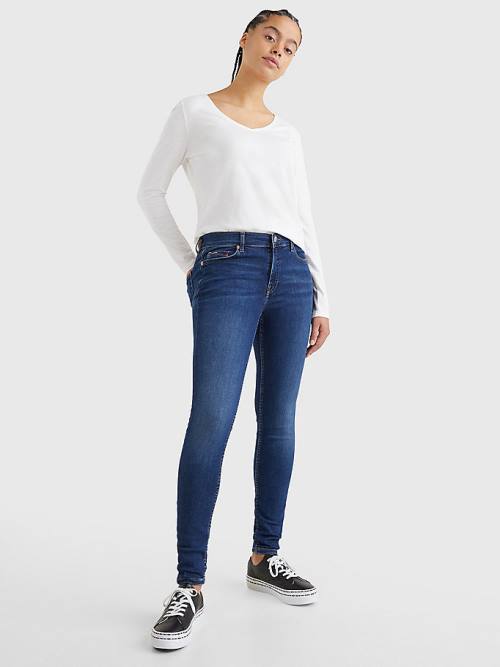 Tommy Hilfiger Nora Mid Rise Skinny Farmer Női Denim | TH461HTX