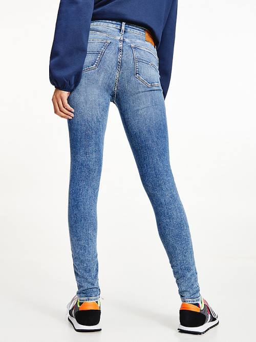 Tommy Hilfiger Nora Mid Rise Skinny Fit Farmer Női Denim | TH196ULP