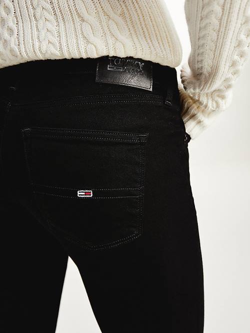 Tommy Hilfiger Nora Mid Rise Skinny Fit Black Farmer Női Denim | TH516IJS