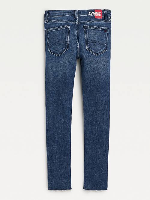 Tommy Hilfiger Nora Skinny Distressed Farmer Lány Denim | TH697KVB