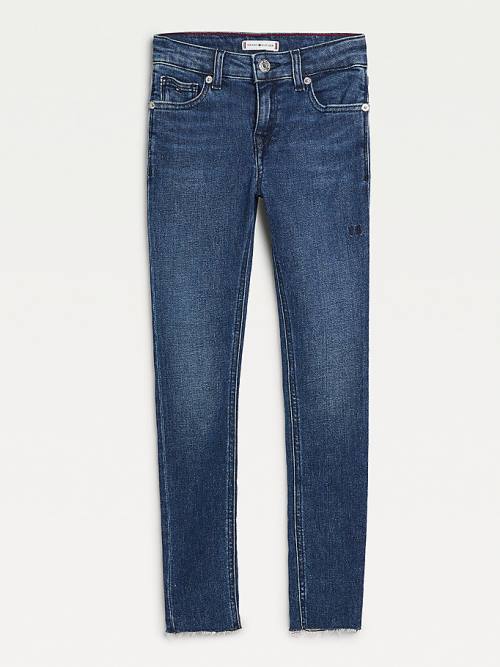 Tommy Hilfiger Nora Skinny Distressed Farmer Lány Denim | TH697KVB