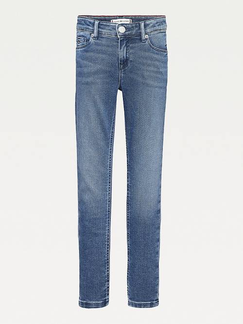 Tommy Hilfiger Nora Skinny Faded Farmer Lány Denim | TH941YSU