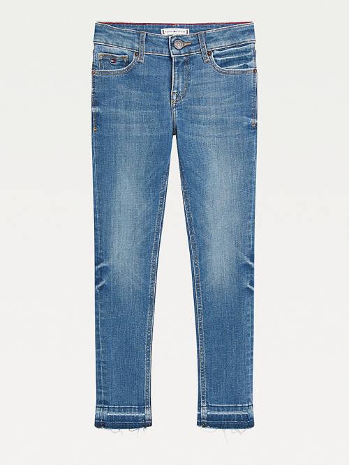 Tommy Hilfiger Nora Skinny Let Down Hem Farmer Lány Denim | TH872DPI