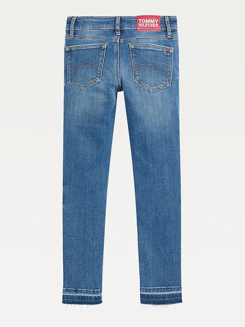 Tommy Hilfiger Nora Skinny Let Down Hem Farmer Lány Denim | TH872DPI