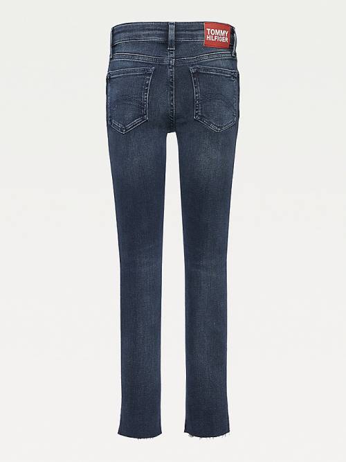 Tommy Hilfiger Nora Skinny Raw Hem Farmer Lány Denim | TH483WTF