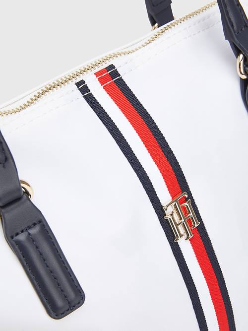 Tommy Hilfiger Nylon Signature Tote Táska Női Fehér | TH018RDF