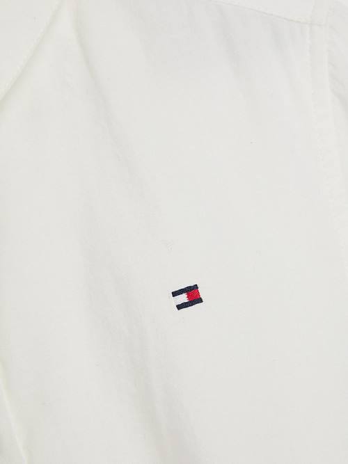 Tommy Hilfiger Organic Pamut Broderie Anglaise Ruha Lány Fehér | TH581ILW