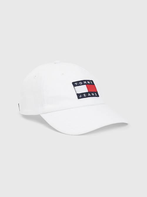 Tommy Hilfiger Organic Pamut Cap Kalap Női Fehér | TH214FPK