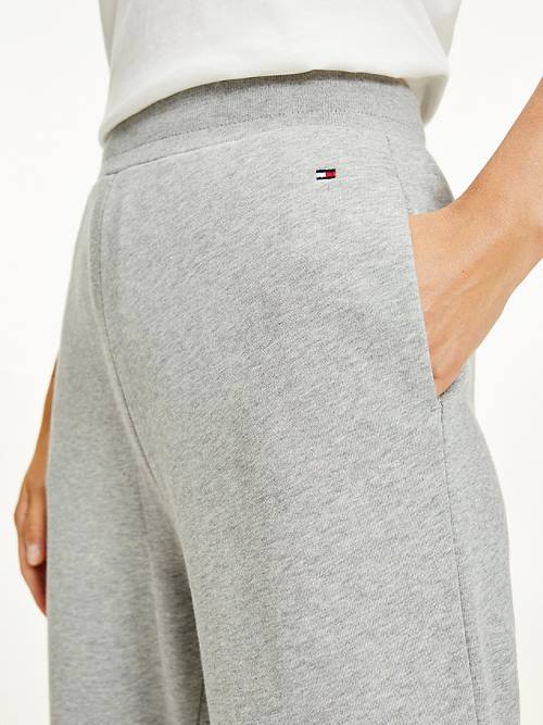 Tommy Hilfiger Organic Pamut Relaxed Fit Joggers Nadrág Női Szürke | TH403LZS