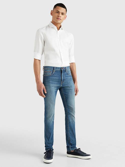 Tommy Hilfiger Organic Pamut Twill Slim Fit Ingek Férfi Fehér | TH761YNM