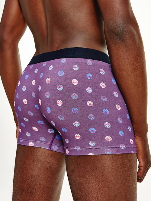 Tommy Hilfiger Original All-Over Print Trunks Fehérnemű Férfi Bézs | TH148XFD