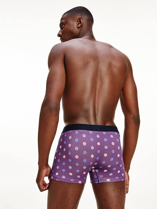 Tommy Hilfiger Original All-Over Print Trunks Fehérnemű Férfi Bézs | TH148XFD