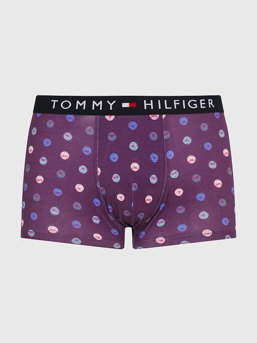 Tommy Hilfiger Original All-Over Print Trunks Fehérnemű Férfi Bézs | TH148XFD