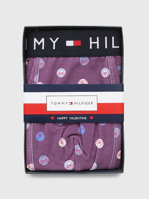 Tommy Hilfiger Original All-Over Print Trunks Fehérnemű Férfi Bézs | TH148XFD