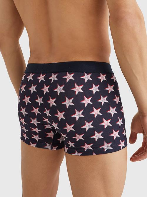 Tommy Hilfiger Original All-Over Print Trunks Fehérnemű Férfi Bézs | TH258DTA