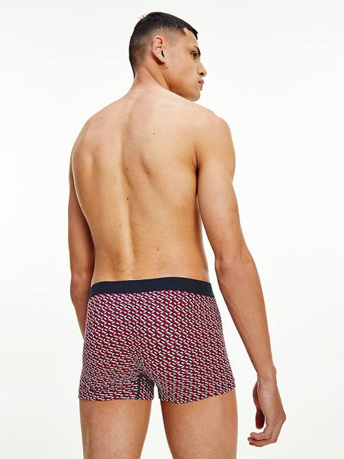 Tommy Hilfiger Original All-Over Print Trunks Fehérnemű Férfi Bézs | TH542XCG