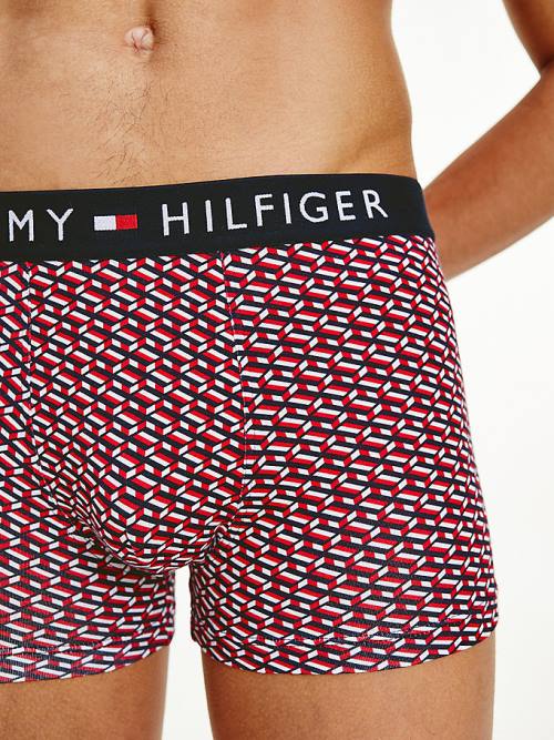 Tommy Hilfiger Original All-Over Print Trunks Fehérnemű Férfi Bézs | TH542XCG