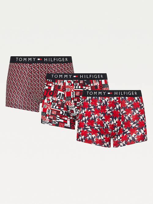 Tommy Hilfiger Original All-Over Print Trunks Fehérnemű Férfi Bézs | TH542XCG