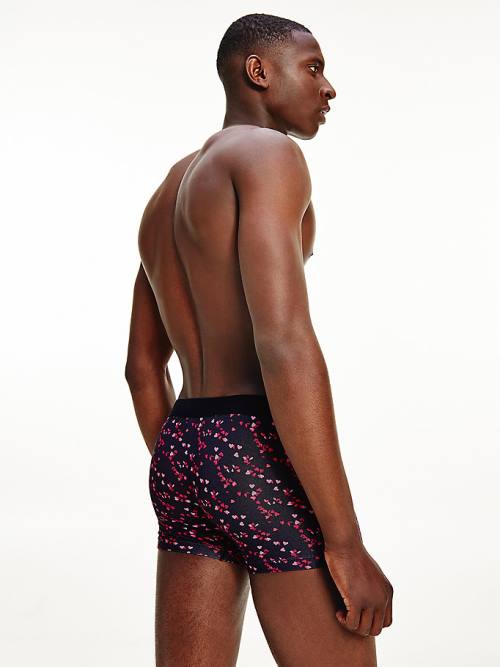 Tommy Hilfiger Original All-Over Print Trunks Fehérnemű Férfi Kék | TH723GBX