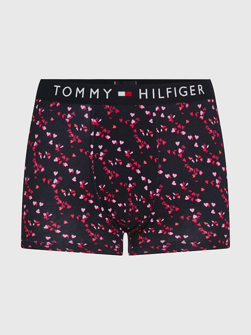 Tommy Hilfiger Original All-Over Print Trunks Fehérnemű Férfi Kék | TH723GBX