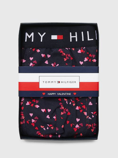 Tommy Hilfiger Original All-Over Print Trunks Fehérnemű Férfi Kék | TH723GBX